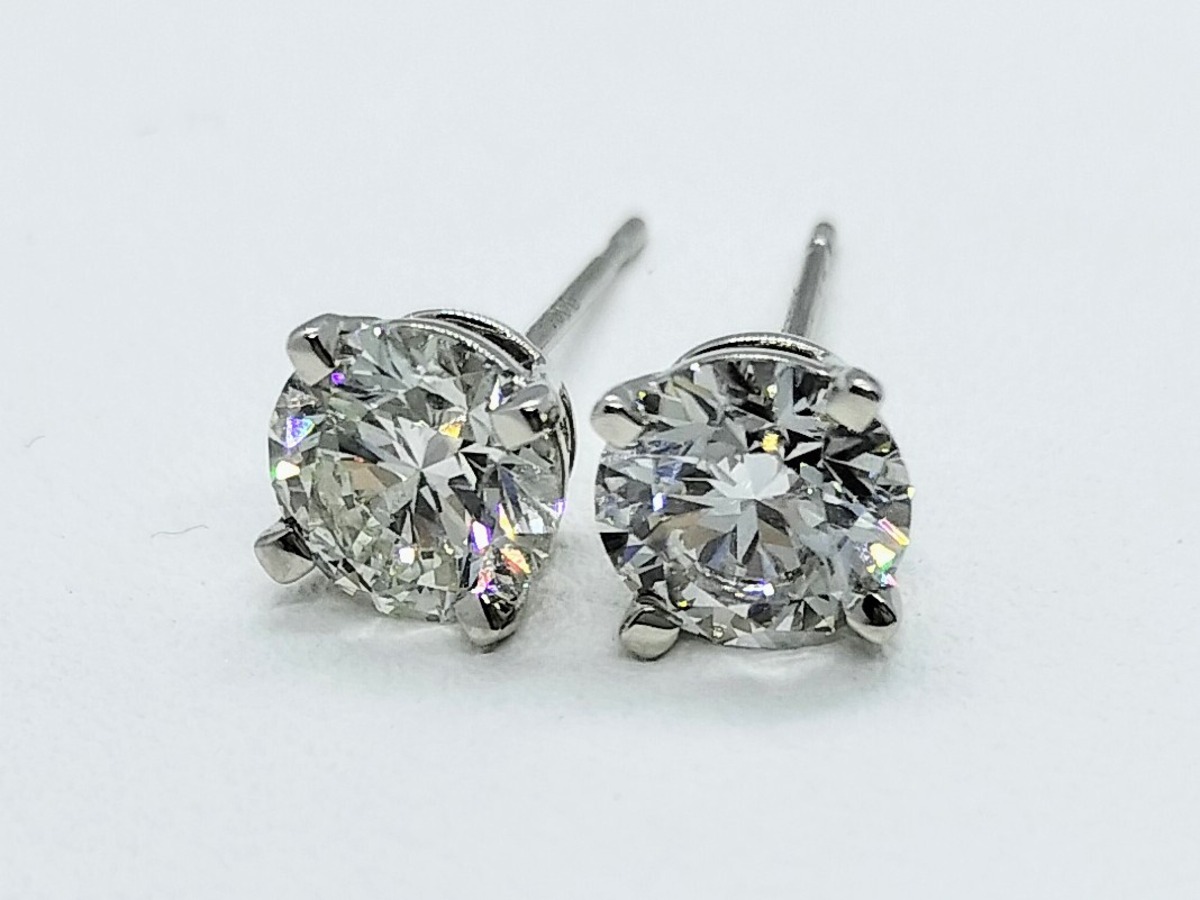 計2ct】ラボグロウンダイヤモンド／PT900ピアス | Jewelino 