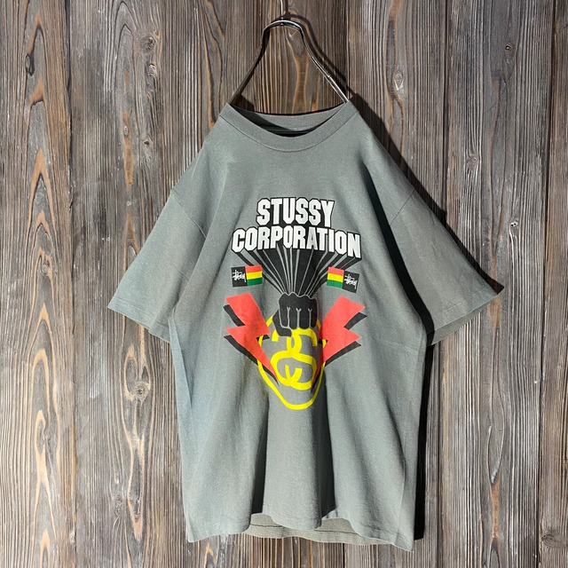 ［Old Stussy］90s RESIST design T shirt