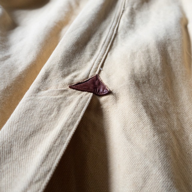 "STRUCTURE EXPEDITION GEAR" used Leather collared long coat