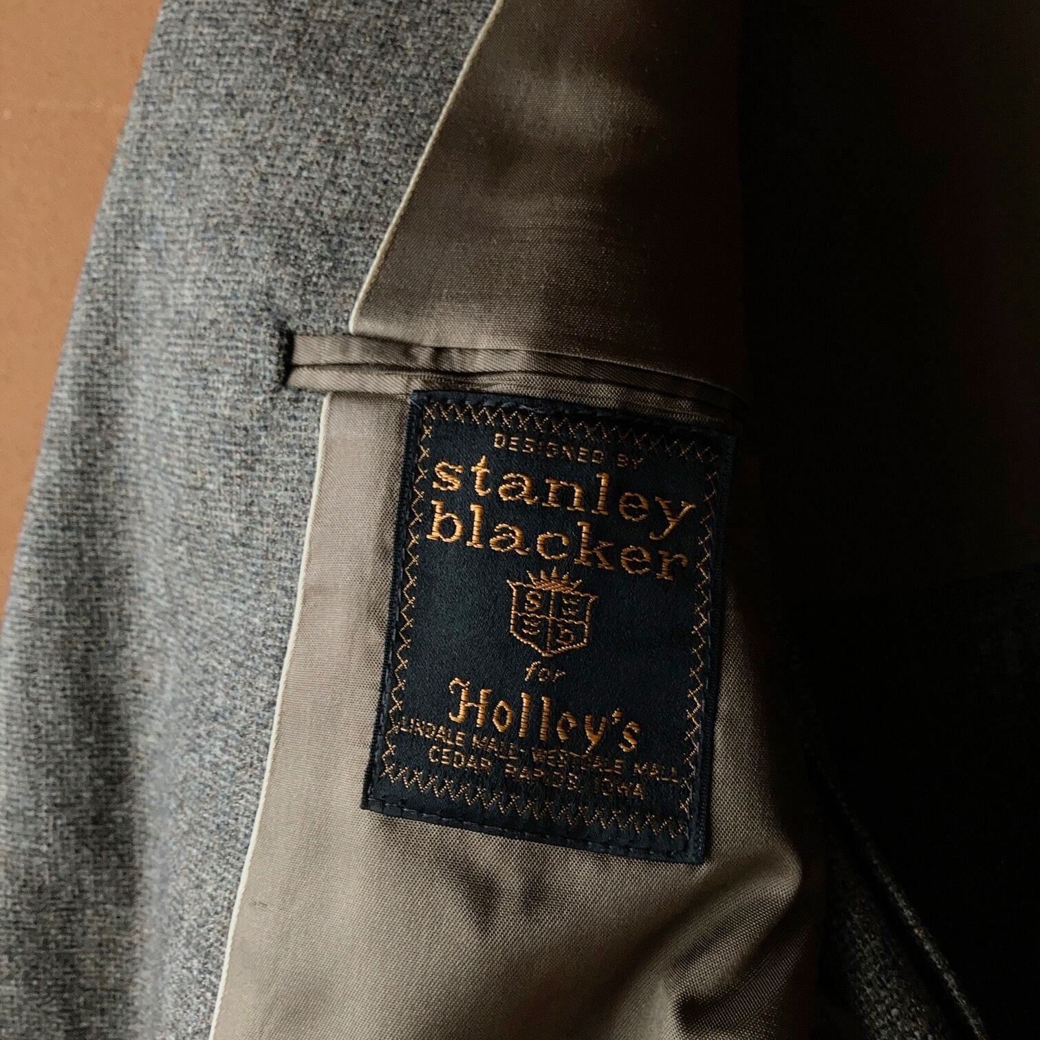 70's~80's Stanley Blacker 3pcs セットアップスーツ【1004A17