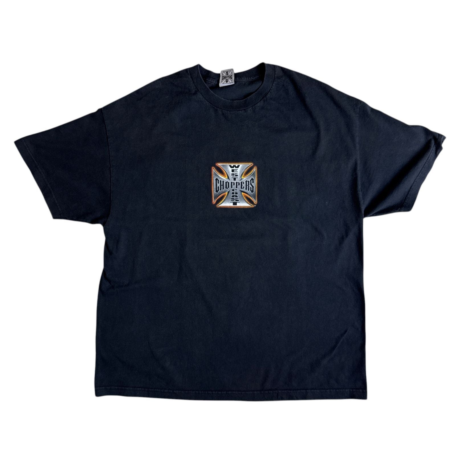 90s-00s OLD CHROME HEARTS Tバー CHクロス ホースシュー ポケット