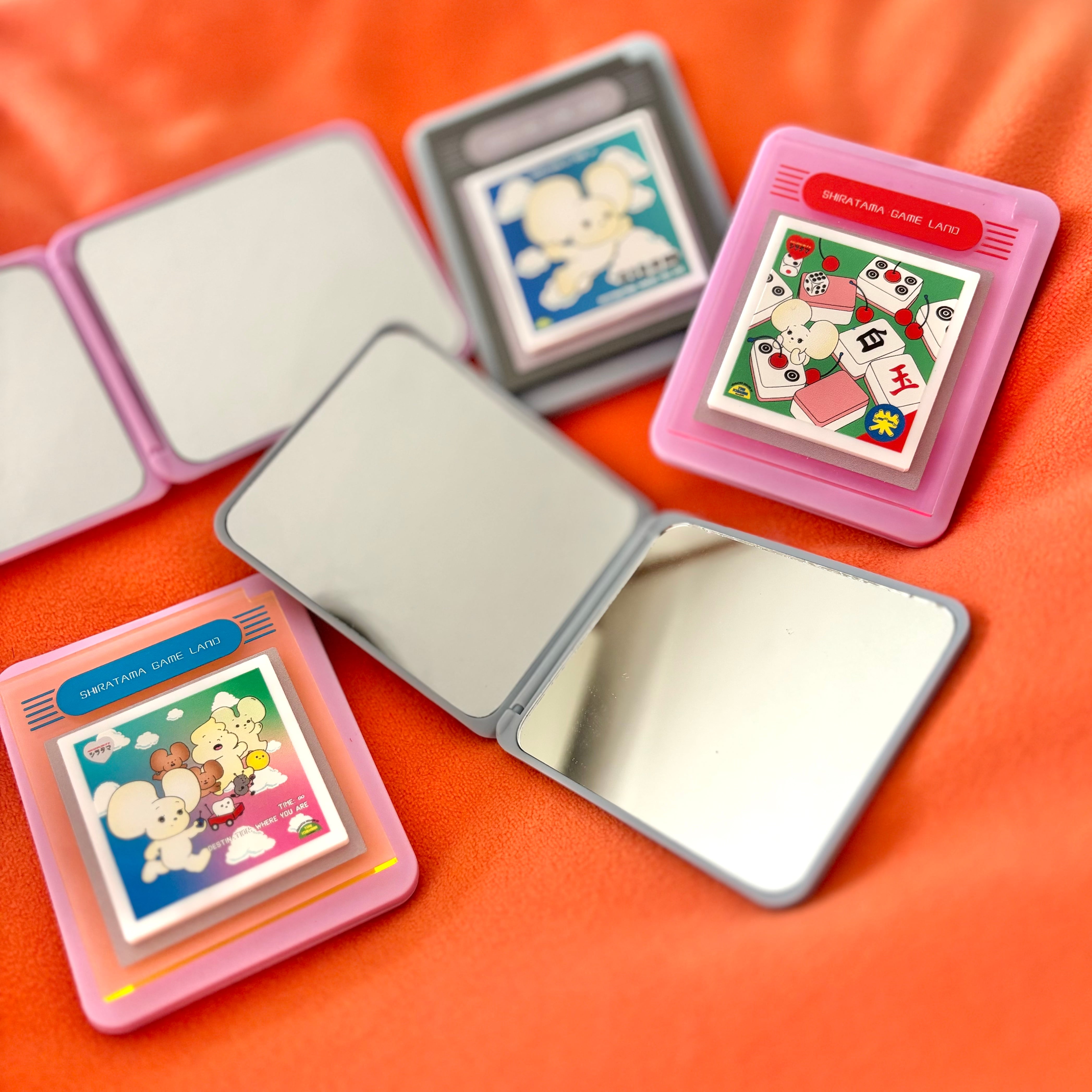 昭和レトロ玩具　コンパクトミラー型ゲーム cb8fba5db133ec0c33e6a1a3f65ea3