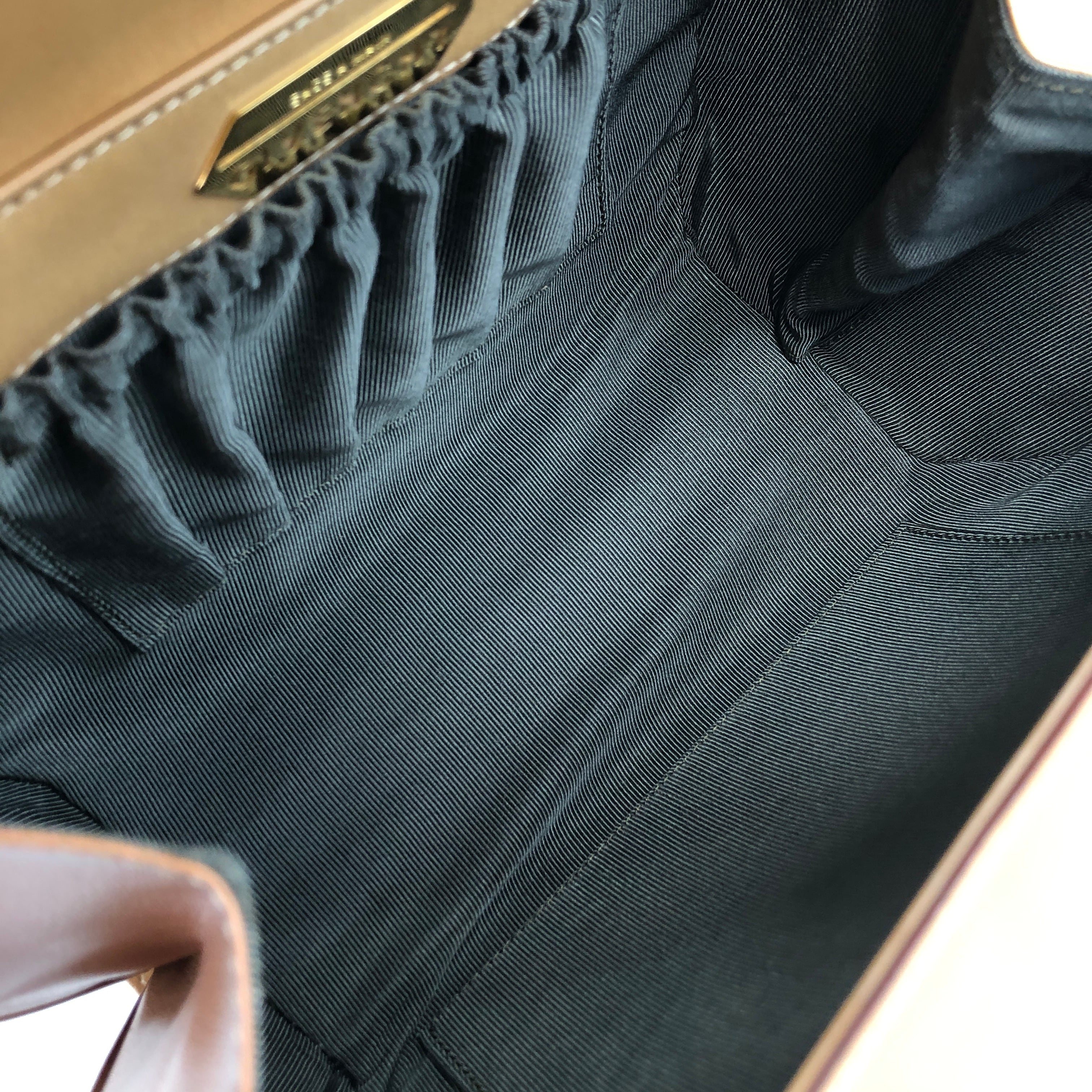 GIVENCHY ジバンシィ ハンドバッグ キャメル ツートンカラー