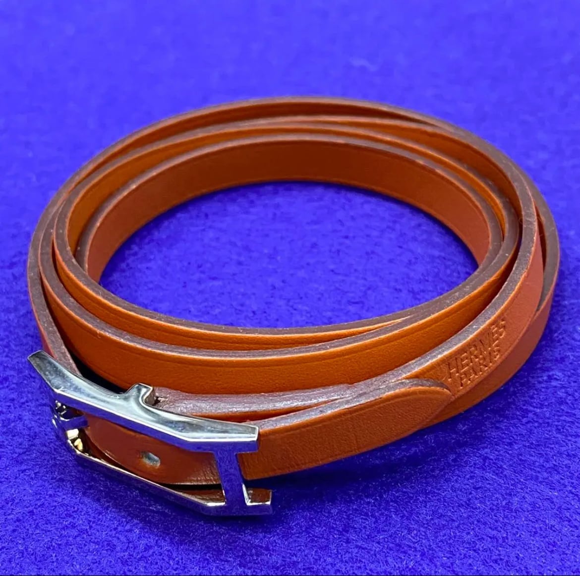 エルメス HERMES レザーブレスレット《アピ3》MM | もーやん商店