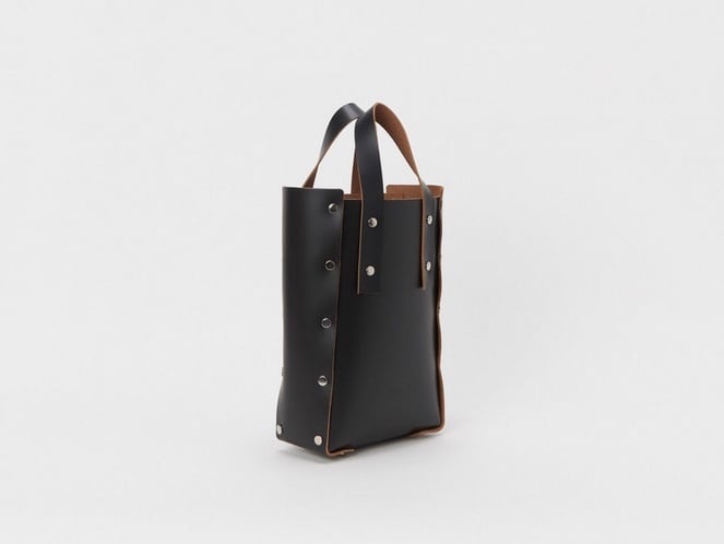 Hender scheme “ assemble hand bag tall S “ black | Lapel online store