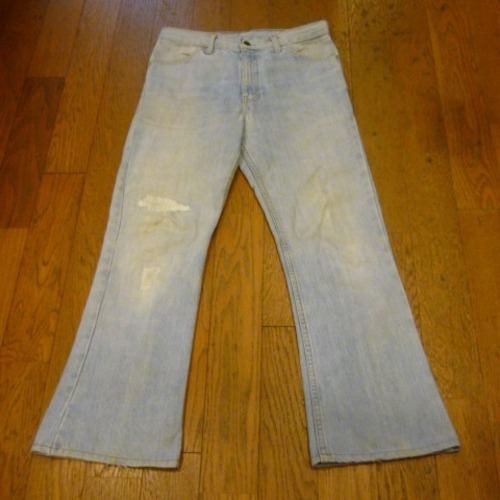 ★送料無料 !! 80年代製、古着の Levi's646 ダメージジーンズ (30) 