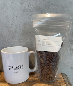 GIFT SET -MUGCUP & OGANIC SPECIALTY COFFEE BEANS-