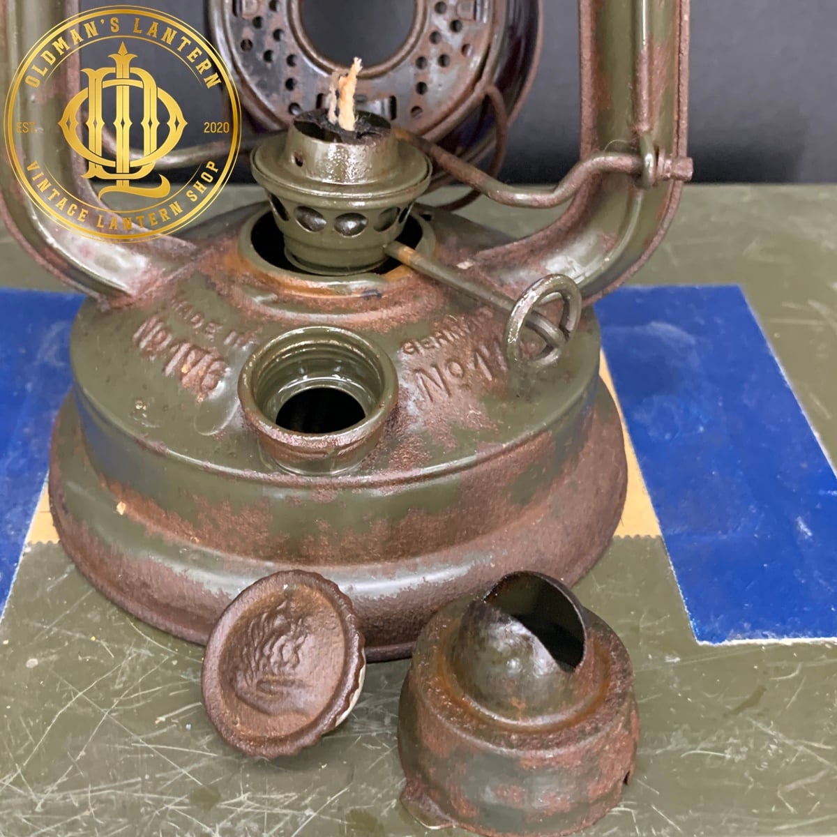 Feuerhand 176e Pilz 純正レッド glass | Oldman's lantern