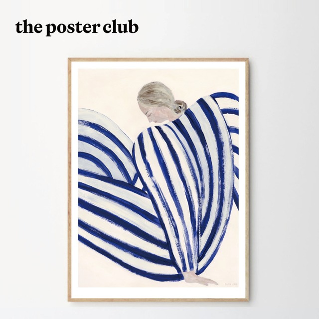 THE POSTER CLUB ポスター BLUE STRIPE AT CONCORDE 50×70cm