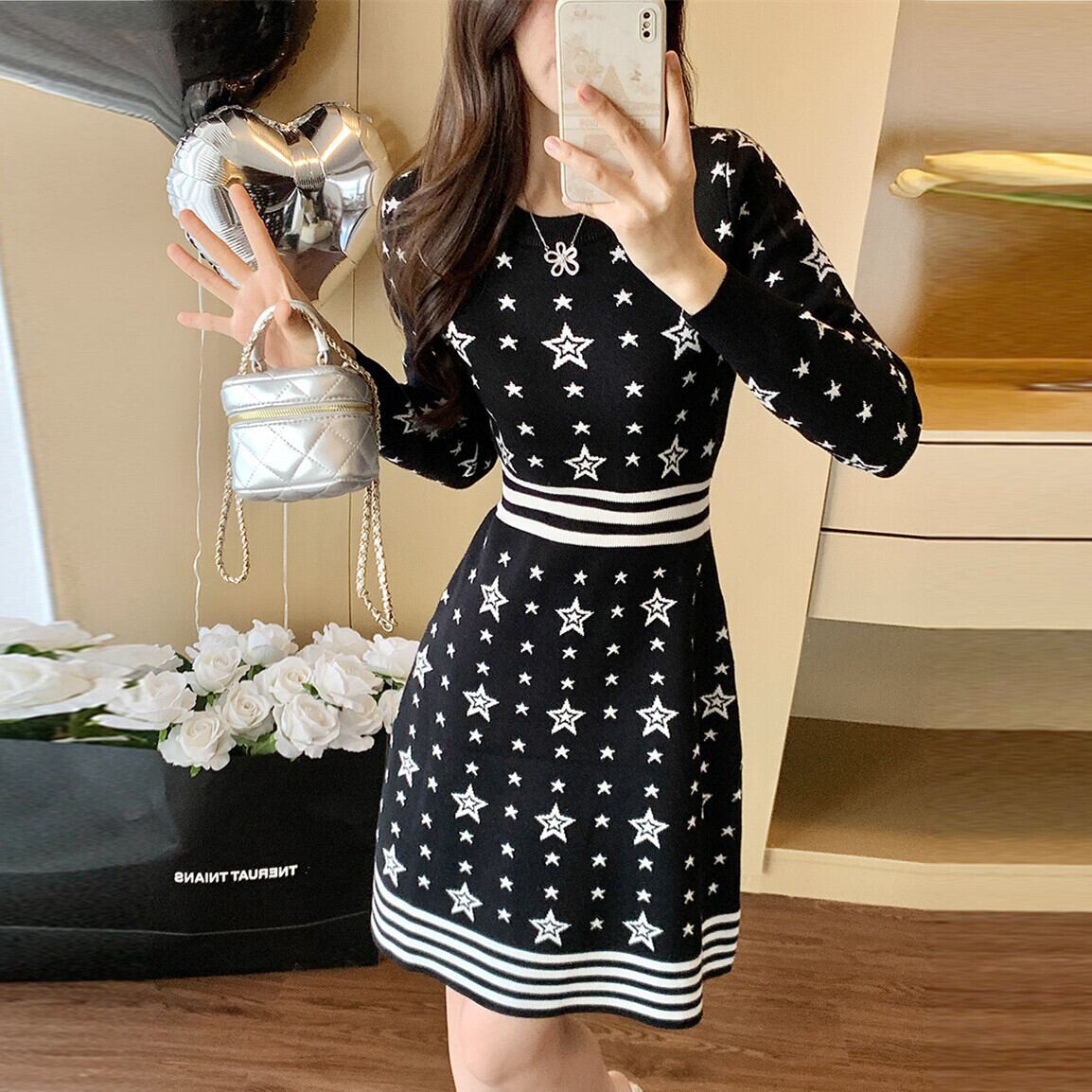 【dress】ニットワンピース M28413