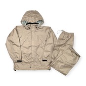 GORE-TEX ゴアテックス Berg ベルグ MIZUNO ミズノ レイン 上下 セットアップ アウトドア サイズ O /メンズ/ベージュ/トレッキング 登山 雨具