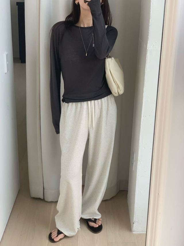(予約) fl lanel / Cooling banding pants 4color