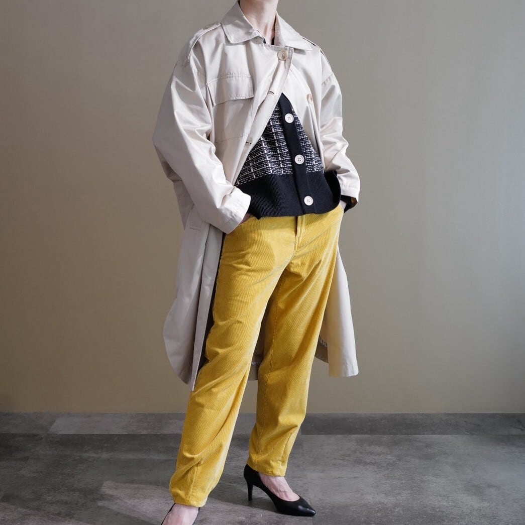 ★テーラードオーバーコート(ベージュ)