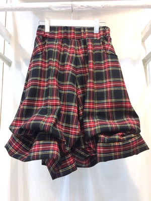 NIGATSU 二月のワイドパンツ Black check