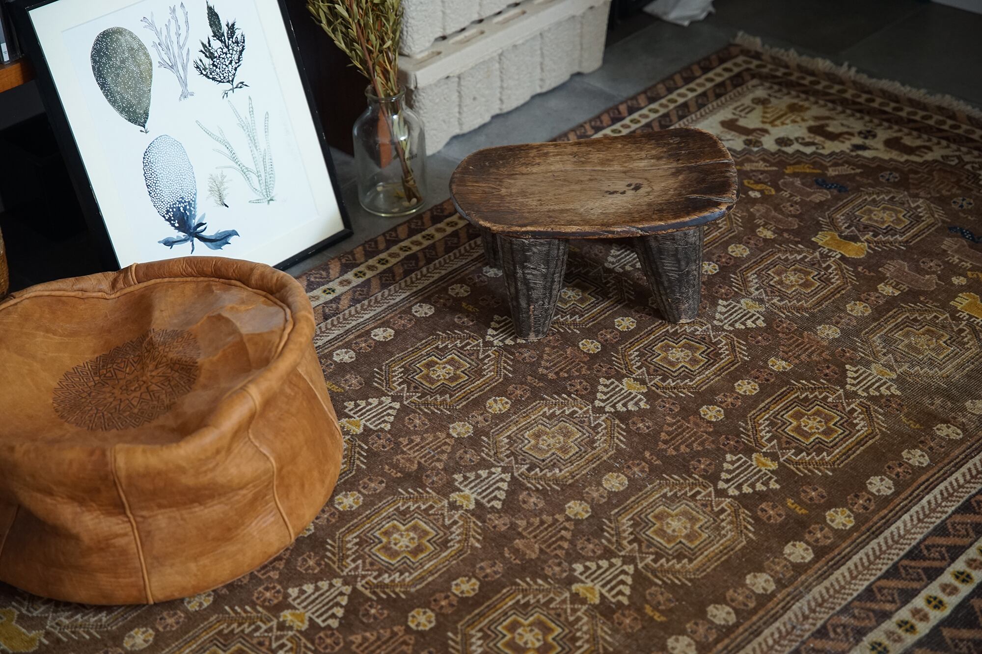 046 - Vintage kurdish rug