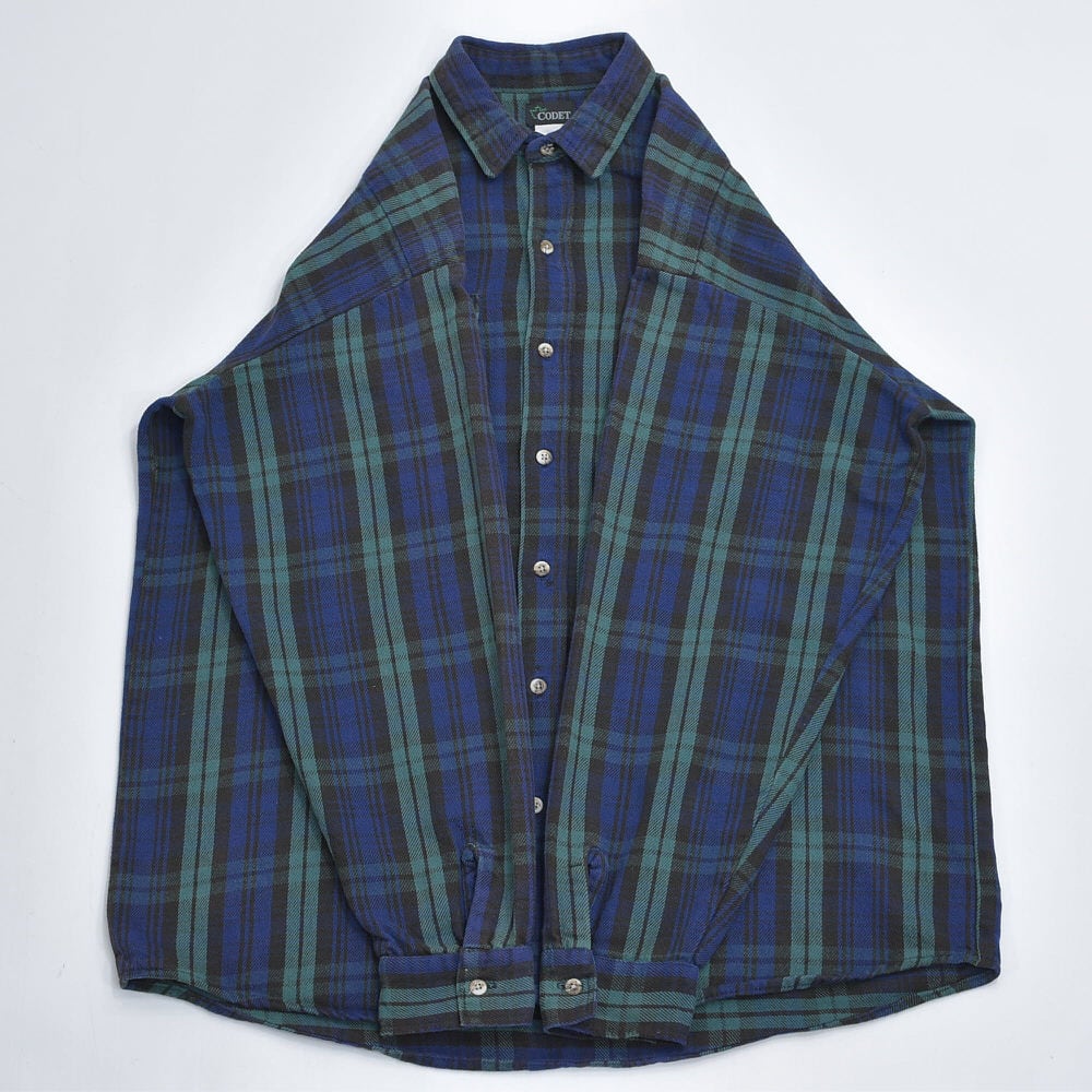 90s CODET コーデット ダブルポケット タータンチェック ヘビー