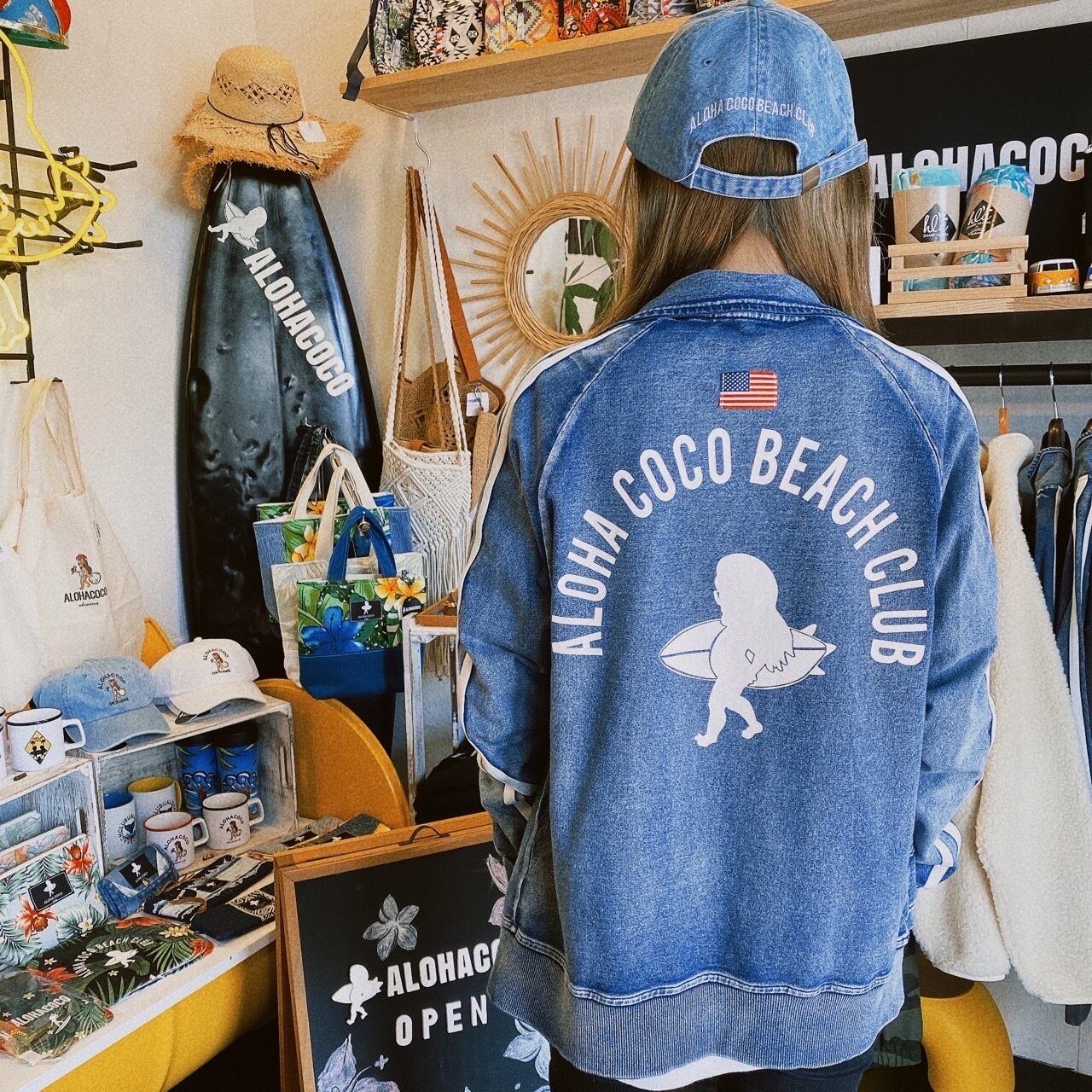 アロハココ サイドデニムジャンパー【再入荷】