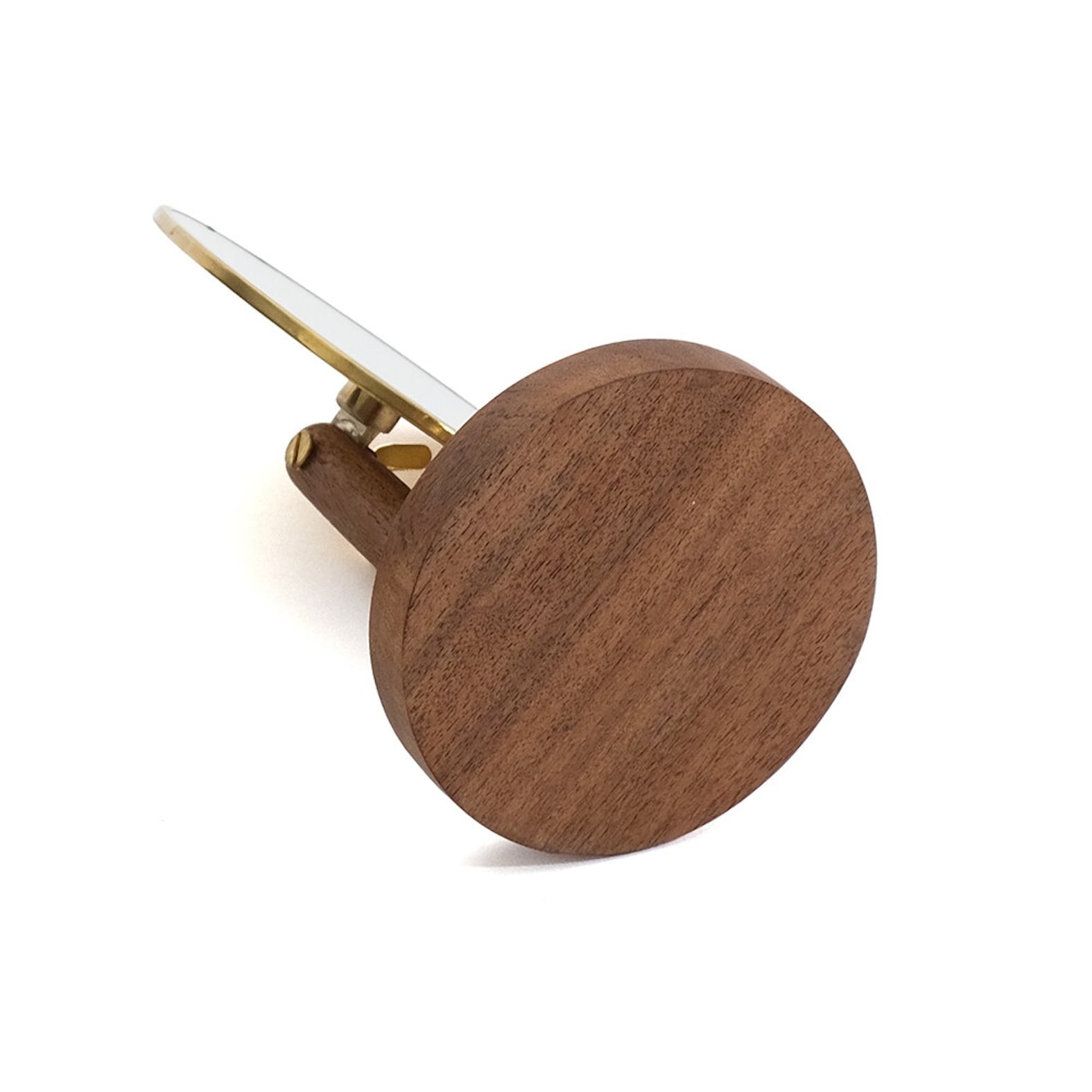 木と真鍮のオーバルスタンドミラー | 瀬尾商店