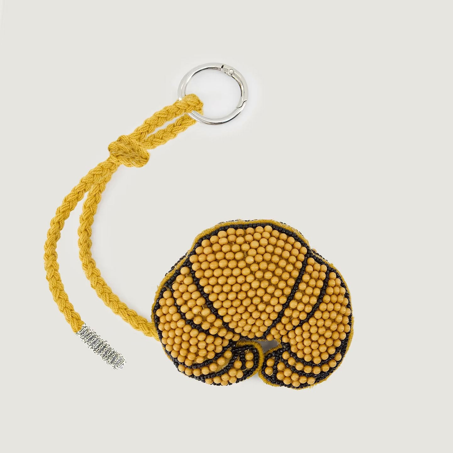 MAISON LABICHE CROISSANT BEADS CHARM YELLOW