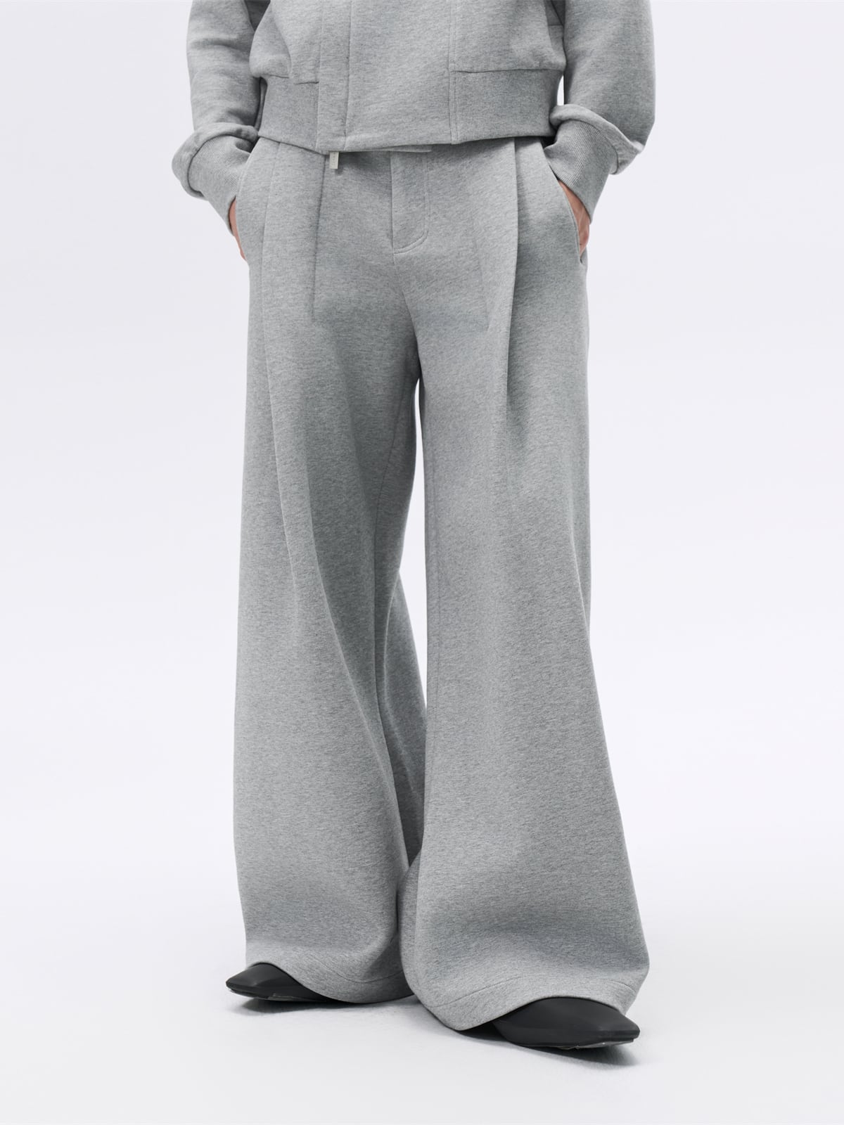 FRKM SCD 25AW ワイドレッグプリーツ スウェットパンツ | テックウェア