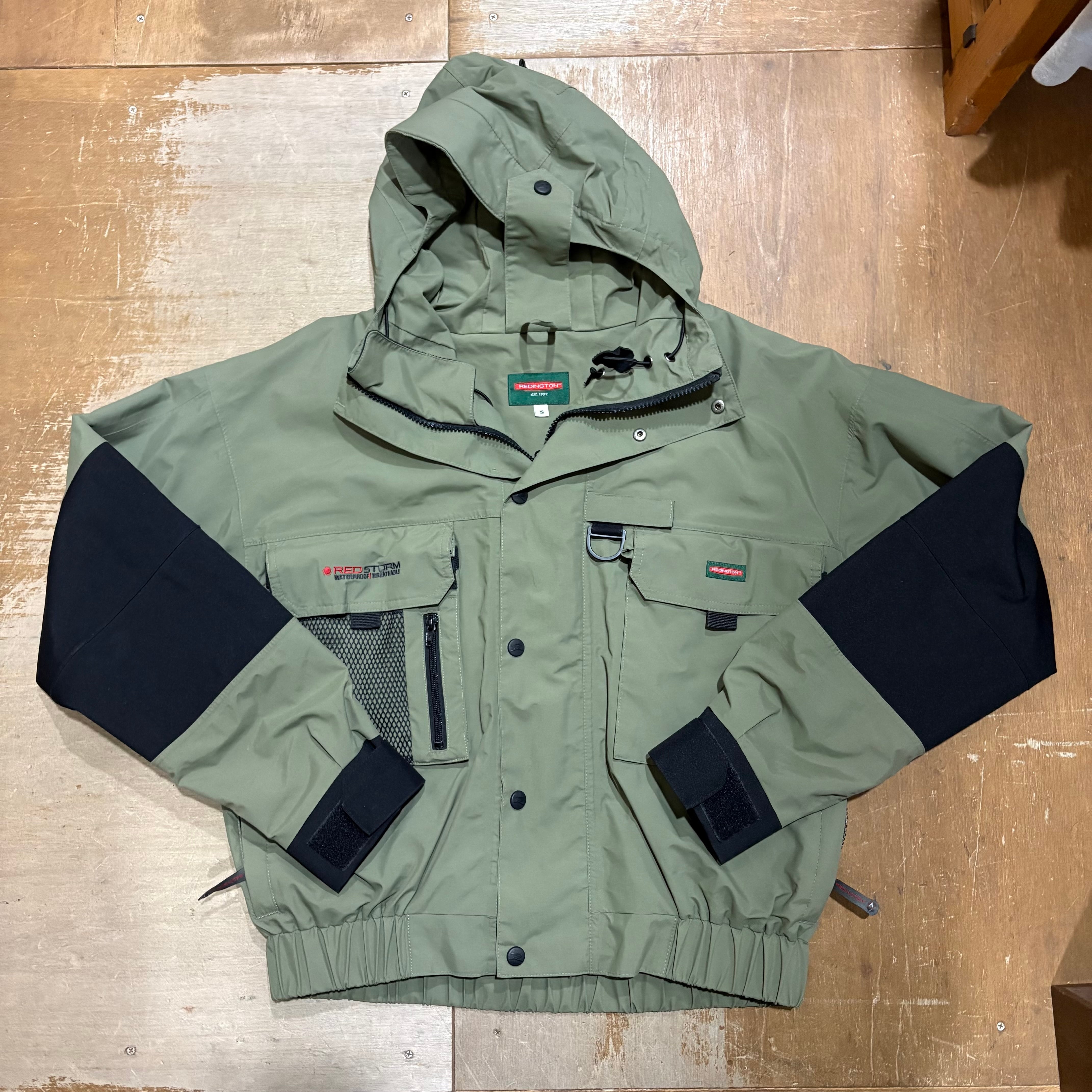 フライフィッシングジャケットREDINGTON カーキ黒S フライフィッシングジャケットREDINGTON カーキ黒S 【公式通販】