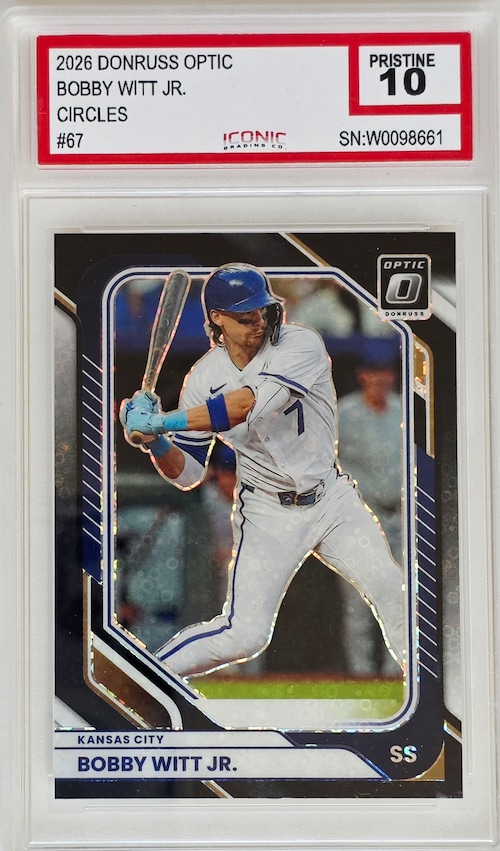 Bobby Witt Jr. |2026 Donruss Optic #67| KC Royals| Pristine 10