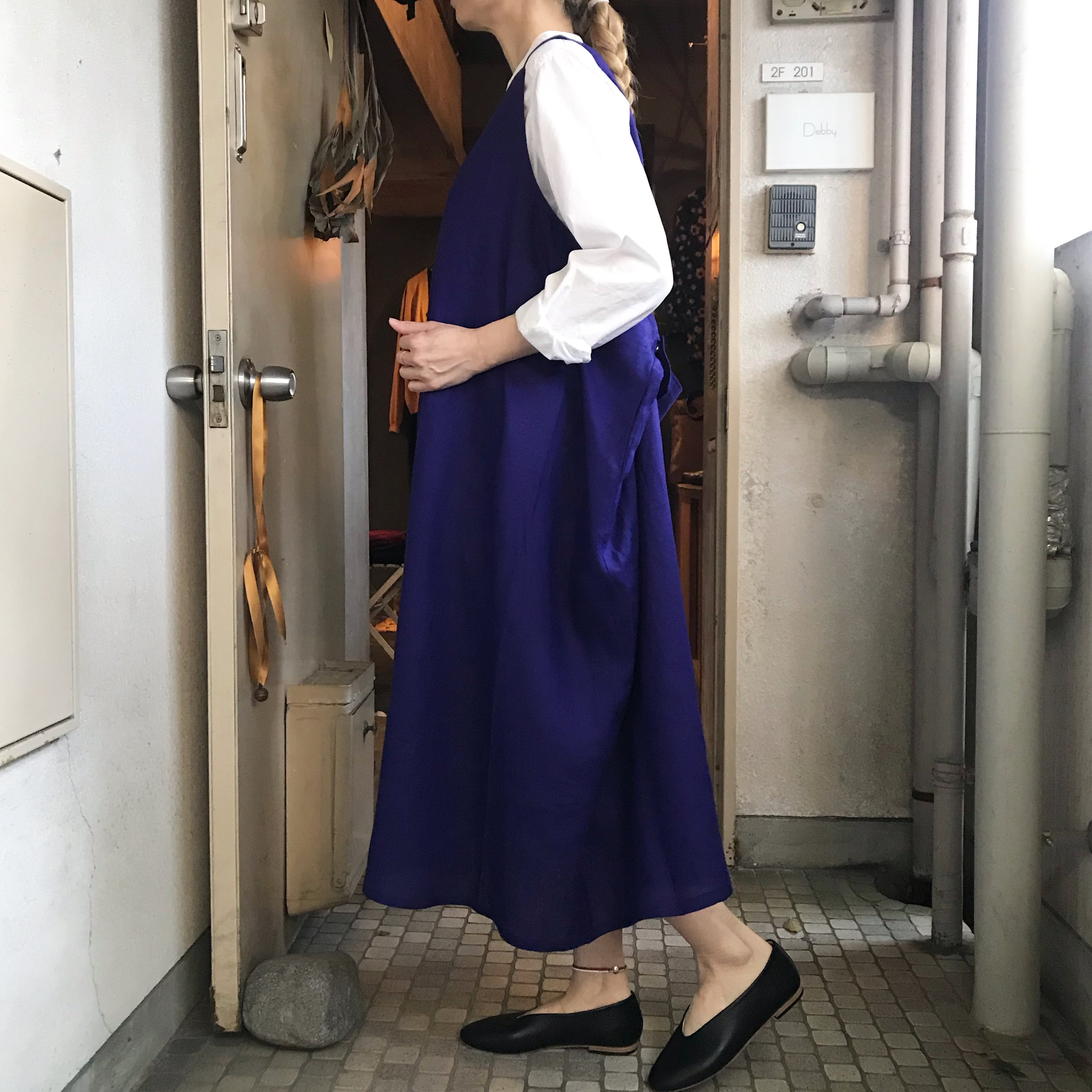 Honnet オネット Boat Neck Onepiece With Belt D Ppl Debby