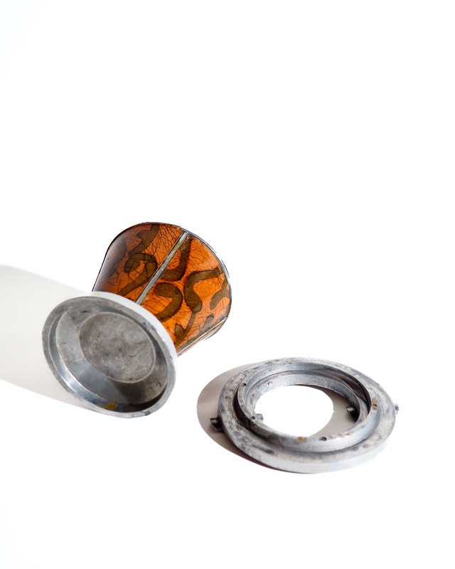 iron patterned ashtray