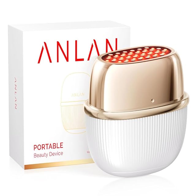 美容家電 新品 ANLAN 美顔器 本体 4種ヘッド付 スカルプケア EMS LED