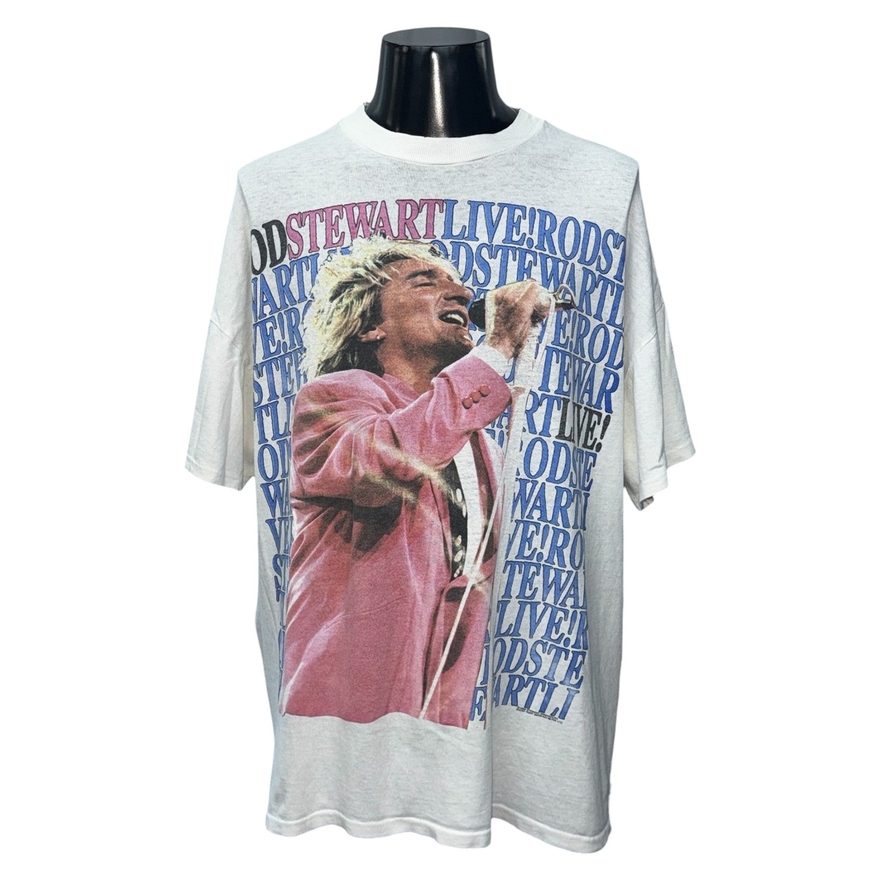 【ROD STEWART】ロッド・スチュワート "LOST IN AMERICA TOUR" 80's Vintage Tシャツ