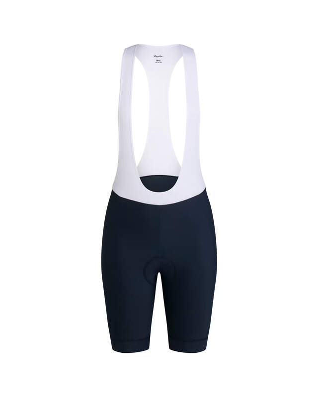 RAPHA WOMEN'S Core Bib Shorts DARK NAVY/WHITE