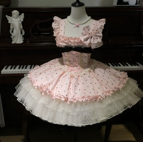 ゆめかわ♡全６カラー　ドーリーポルカJSK　wanpi220