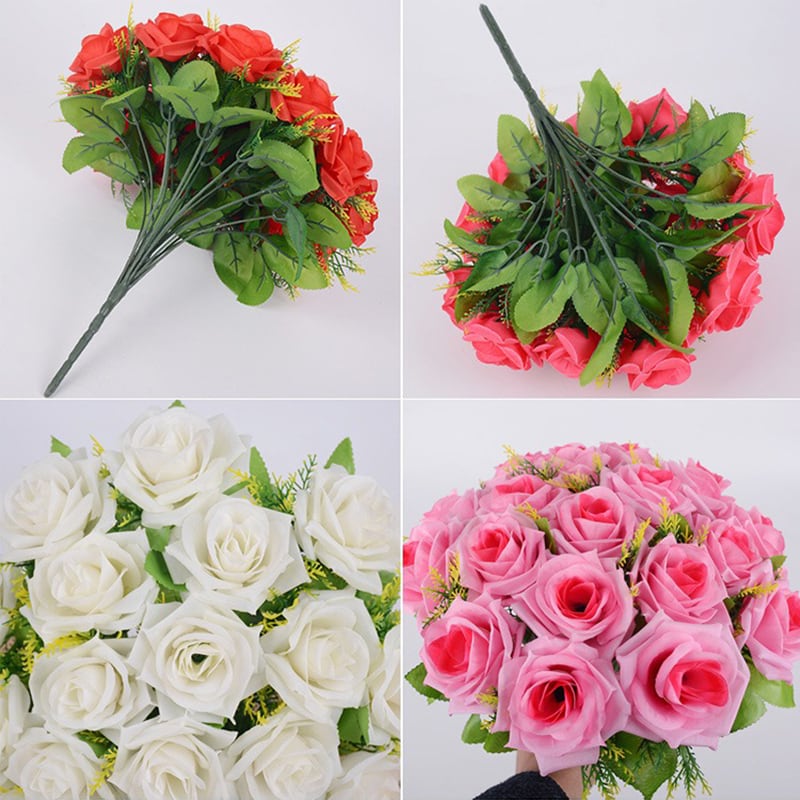 コスプレアイテム 撮影用アイテム 薔薇 花束 ブーケ 造花