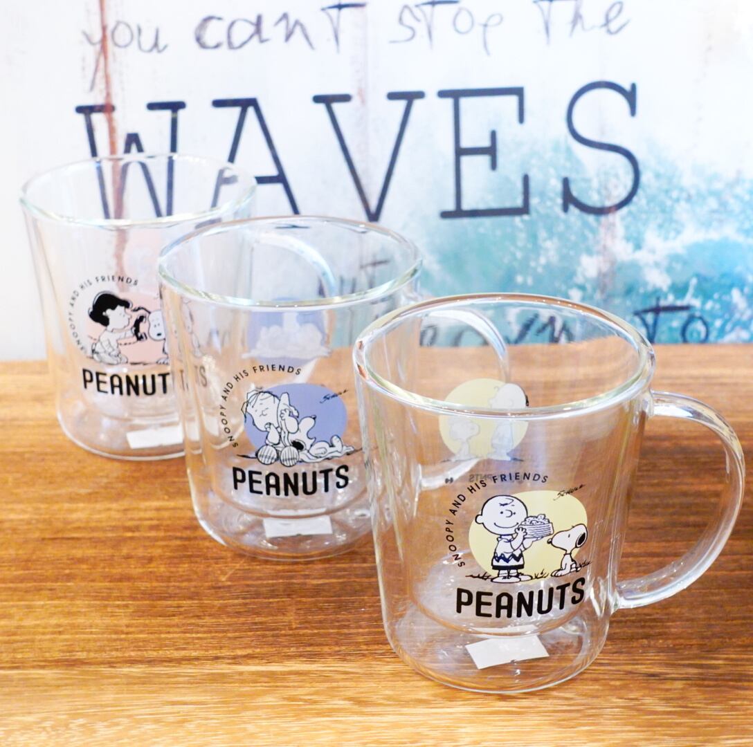 スヌーピー ダブルウォールグラス 2個セット - 通販 - wood-let.com