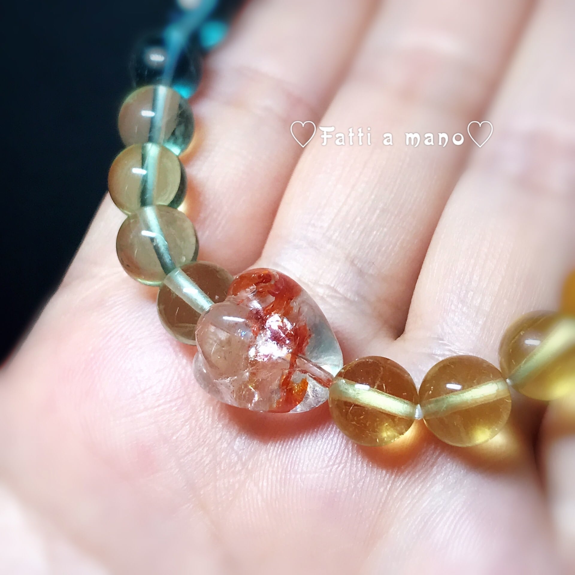 ハイクオリティ 天然希少オーロラクォーツいちごちゃん&虹フロー ハイクオリティ 天然希少オーロラクォーツいちごちゃん&虹フロー