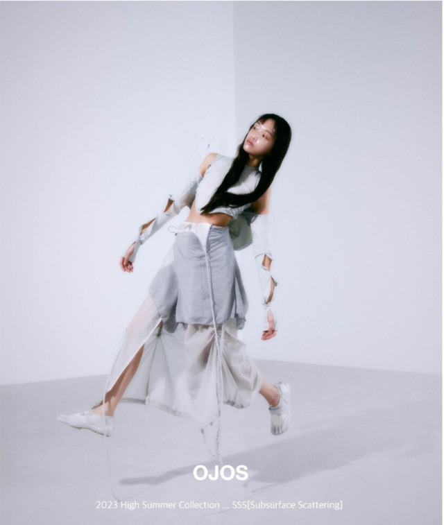 OJOS] FILA x OJOS EZ SLIDE 2 / Grey 正規品 韓国ブランド 韓国