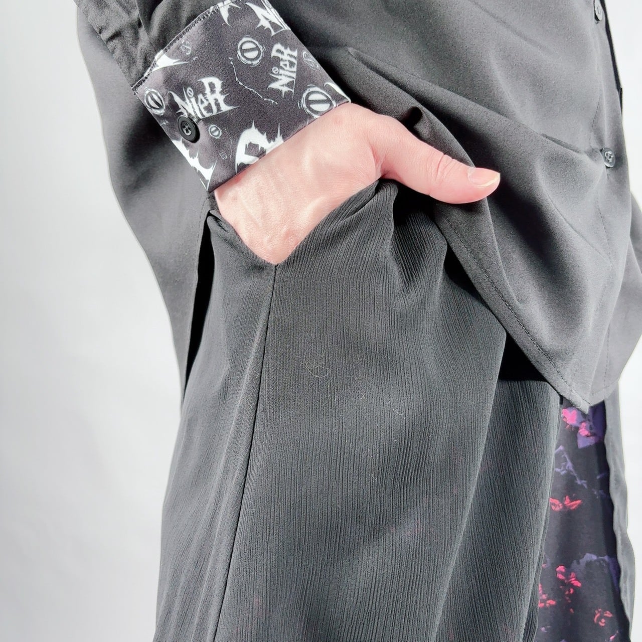 フラップレイヤードワイドパンツ【NIER ROSE】 | NIER CLOTHING