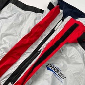 YAMAHA ヤマハ レイン ジャケット バイクウェア サイズ L /シルバーグレー/メンズ/バイク/バイカー/裏メッシュ