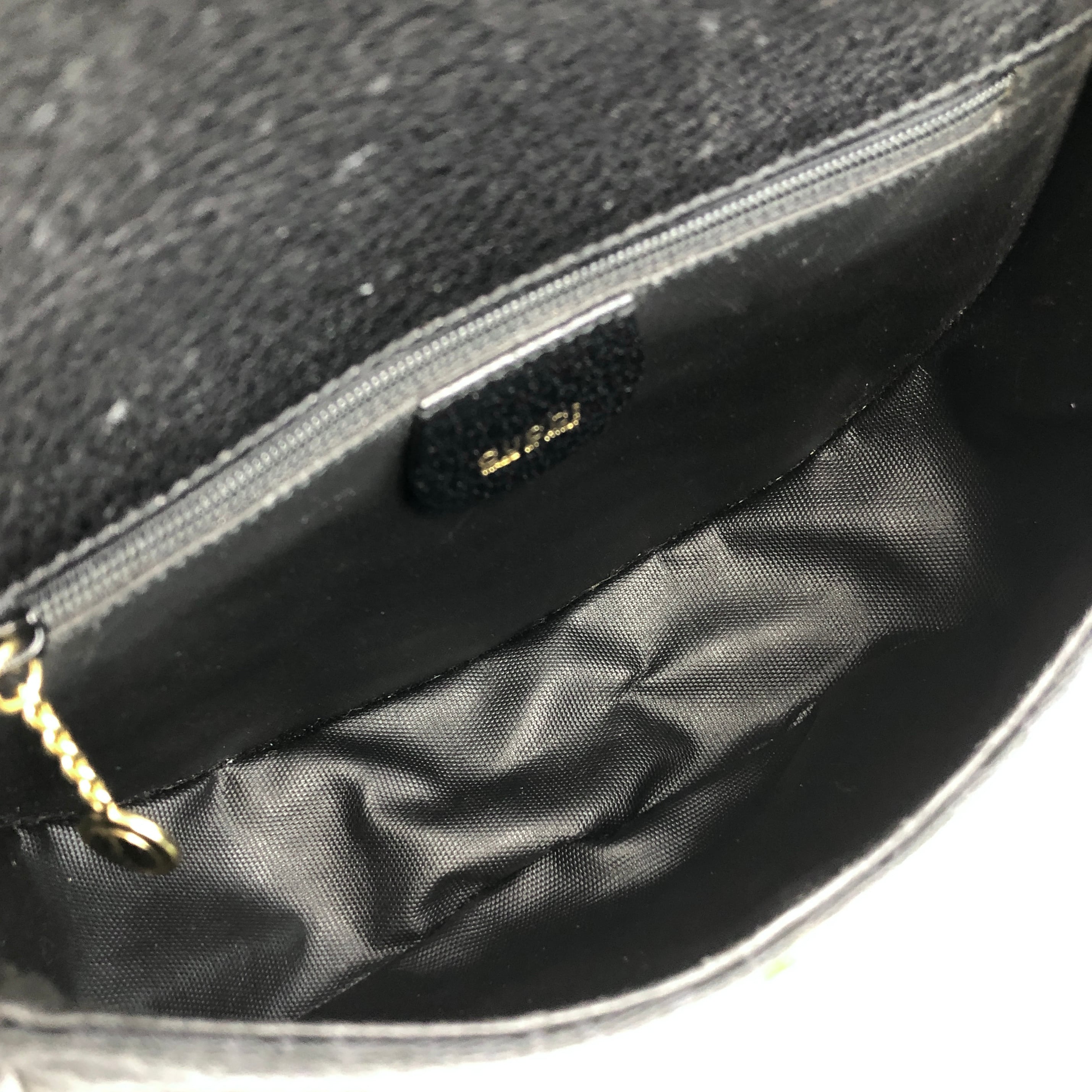 GUCCI グッチ GG ショルダーバッグ ブラック キャンバス レザー