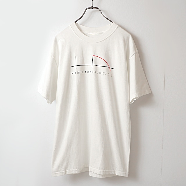 Hamilton Architects 建築 デザイン ロゴ Tシャツ 古着 used