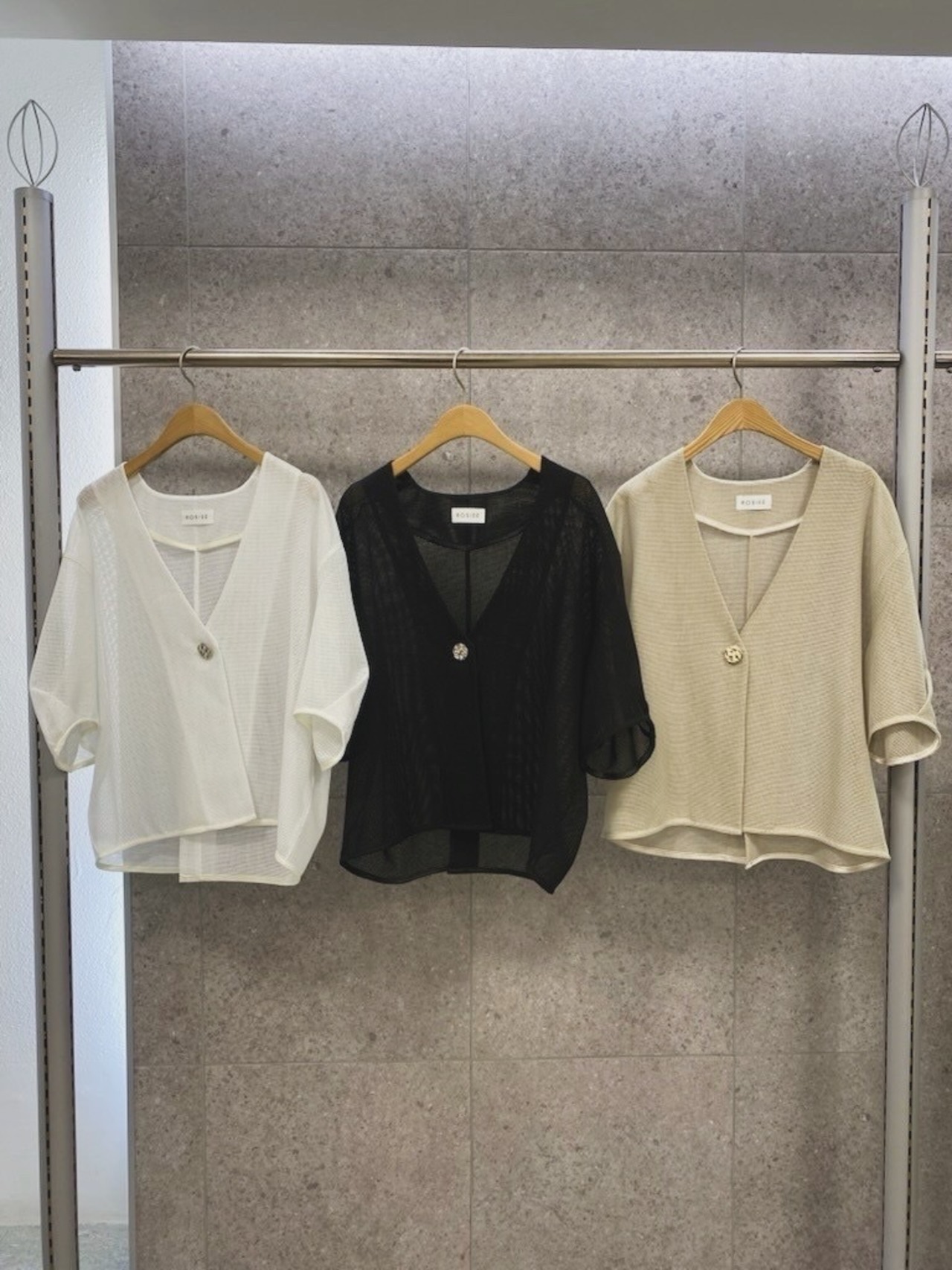 ロージー  Rosiee メッシュ半袖ジャケット