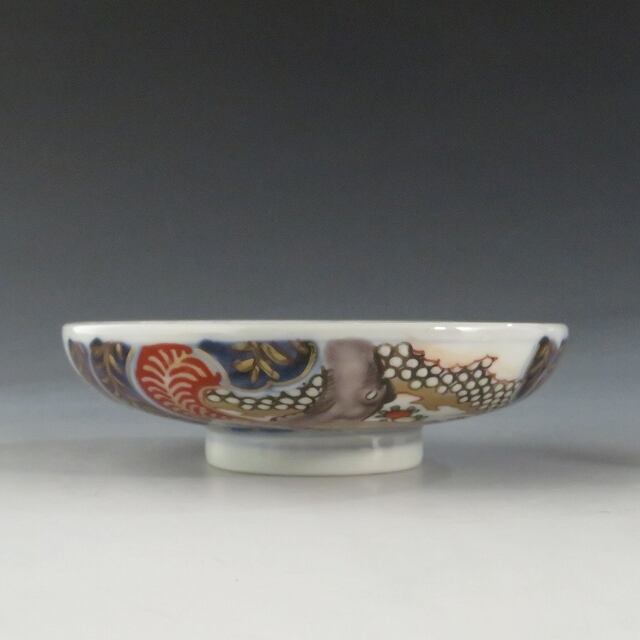 伊万里(江戸時代 1820年頃) 梅花染付見立て蓋碗 1客 140cc 明治伊万里