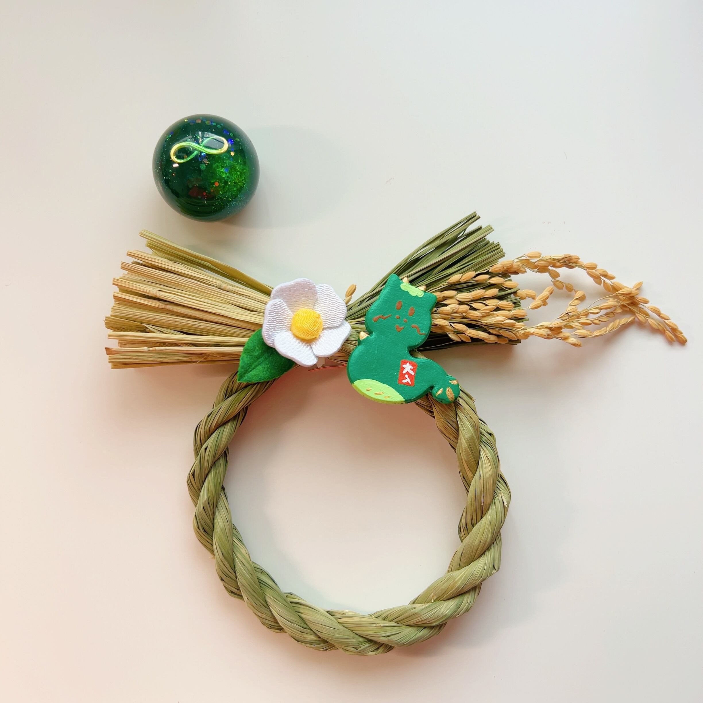 開運♪龍神さましめ縄(緑龍C大)
