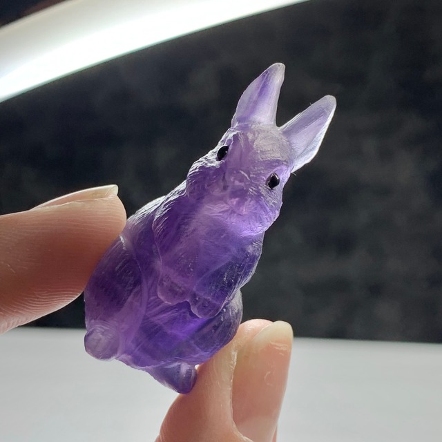 3.フローライトうさぎ・インテリア