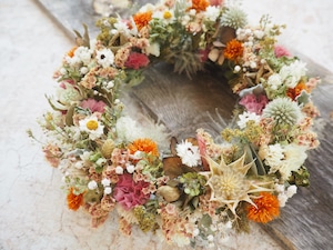 紅花のHappiness Wreath