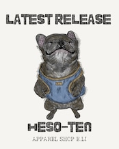 HESO-TEN(ブリンドル)/Tシャツ/グレージュ/ユニセックス