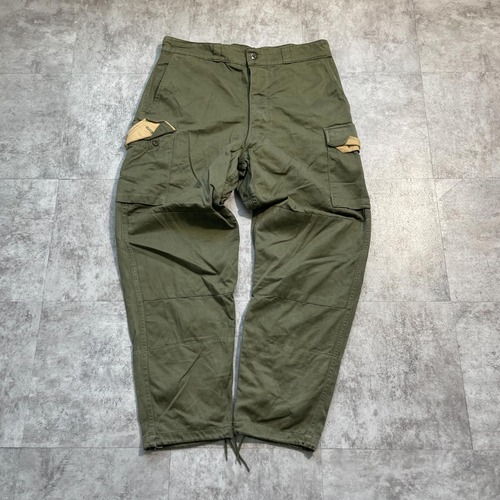 60s フランス軍 実物 M-64 フィールドパンツ 92C w35