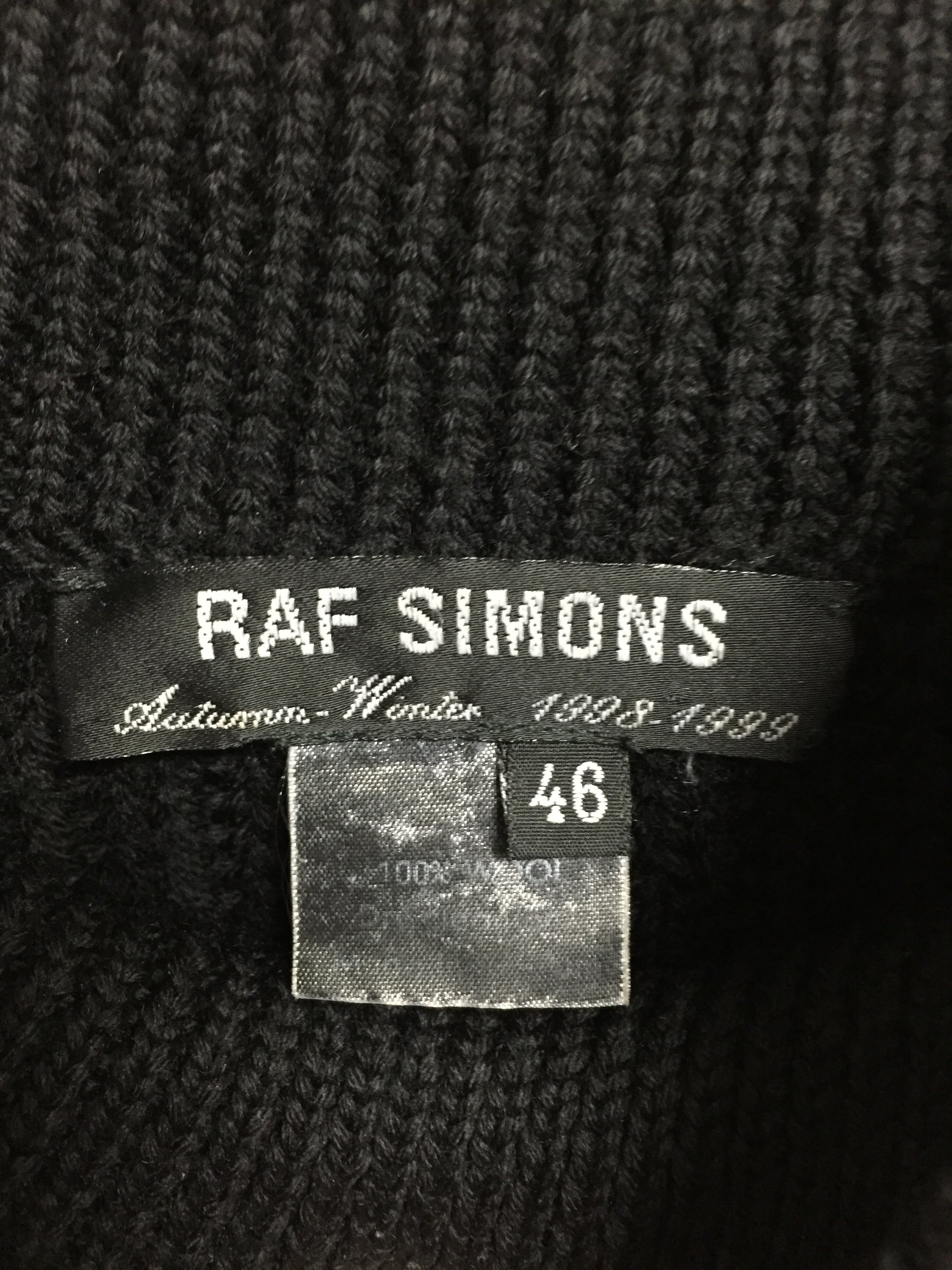1998-1999AW”Radioactivity” RAF SIMONS sweater | NOVO！