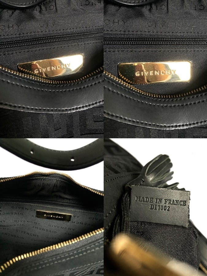 極美品 新品同様 入手困難 GIVENCHY ジバンシー シグネチャー ロゴ