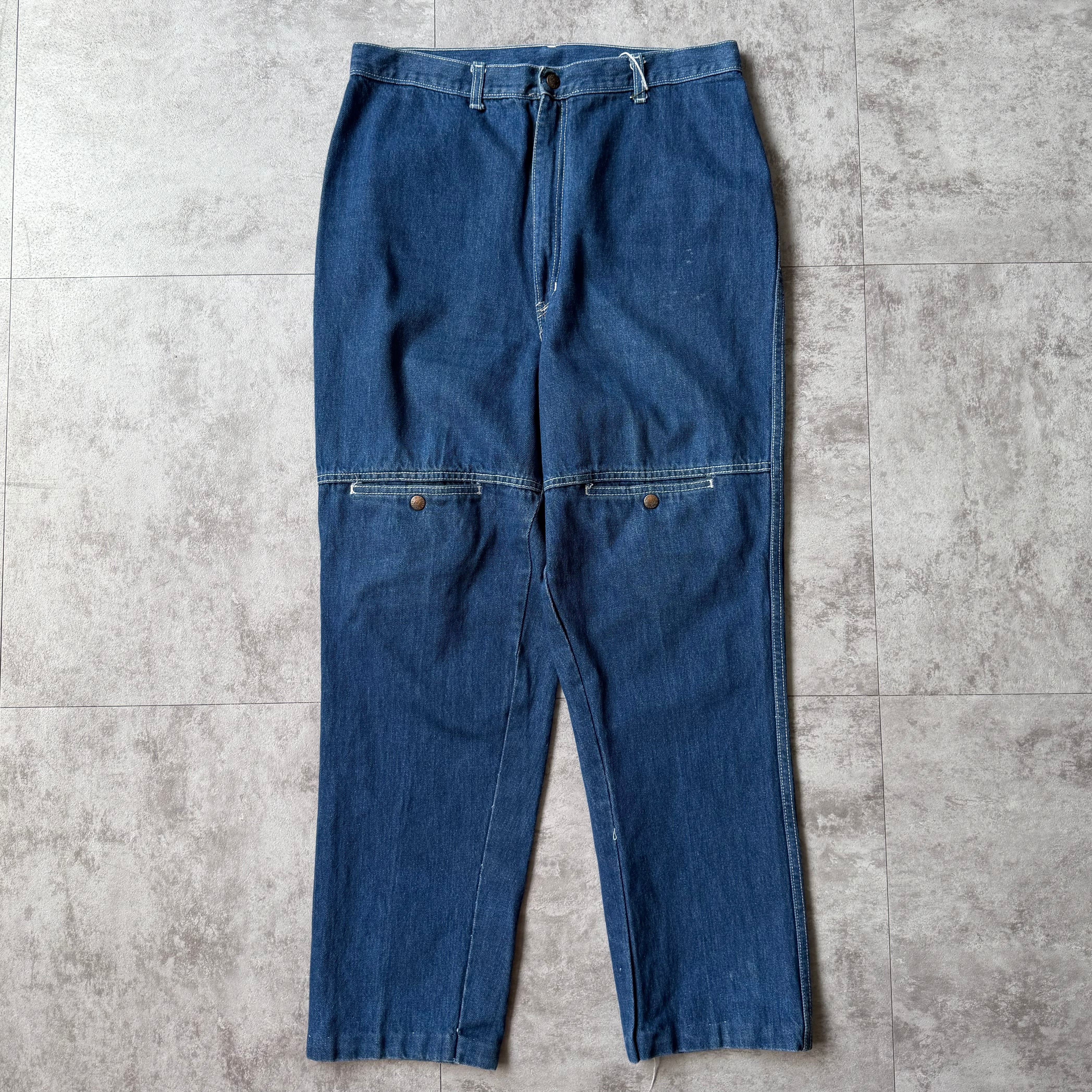 90年代 USA製 Wrangler ラングラー 13MWZ ストレート デニムパンツ